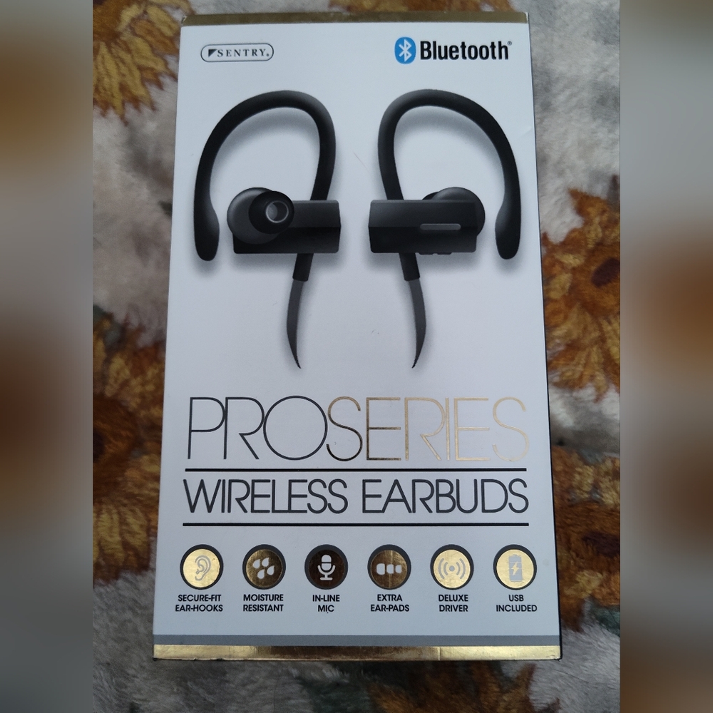 NEW! Sentry Bluetooth Wireless Earbuds